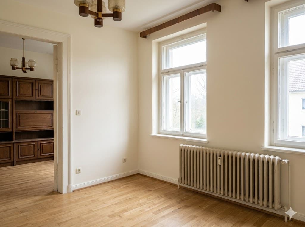 Wohnzimmer-Renovierung — Nachher